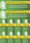 Aufkleber Sächsisch ist Hochdeutsch